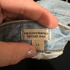 Madewell vintage curvy size 29